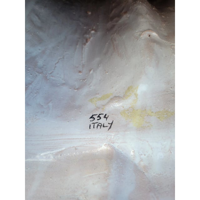 Rare Find Vintage Italian Glazed Terracota Figurine For Sale In Dallas - Image 6 of 13