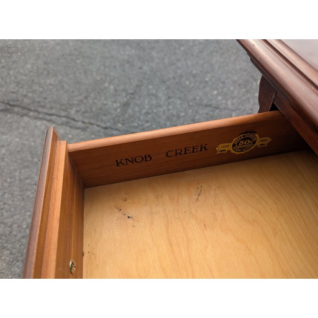 Vintage Knob Creek Traditional Mahogany 4-Drawer Nightstand For Sale In Washington DC - Image 6 of 9