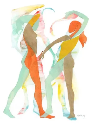 Abstract Gesture 2 Figurative Collage