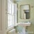 Schumacher SAMPLE - Schumacher Emma Stripe Narrow Wallpaper In Leaf For Sale - Image 4 of 4