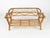 Mid-Century Modern Rattan and Frosted Glass Rectangular Side Table, Italy, 1970s For Sale - Image 4 of 18