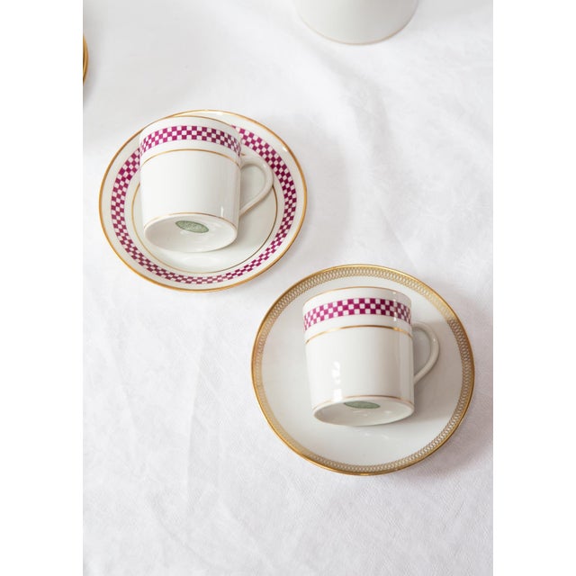 Antique Coffee Set from Limoges, 1890s, Set of 27 For Sale - Image 11 of 12