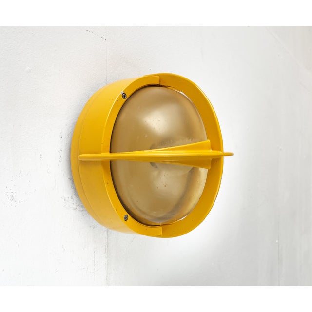 Mid-Century Danish Model Pirat Metal Outdoor Wall Lamp by Eva Koppel, Nils Koppel, Gert Edstrand for Nordisk Solar, 1960s For Sale - Image 11 of 18