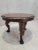 Early 20th Century Antique French Carved Figural Oak Entry Table For Sale - Image 9 of 9