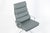 Eames Soft Pad Recliner for Herman Miller, Gray Leather Aluminum Group Lounge Chair For Sale - Image 10 of 13