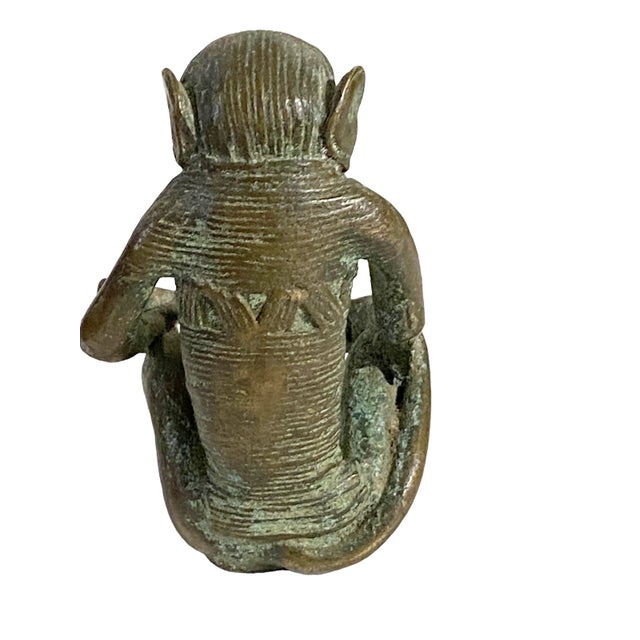 Bronze AfricanTribal/ Ashanti Akan of a Monkey I Coast 3.5"h For Sale In New York - Image 6 of 8