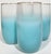 Turquoise Turquoise Blendo Glasses - Set of Four For Sale - Image 8 of 9