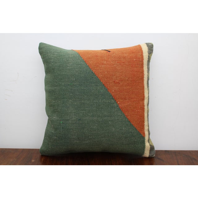 Mid-Century Modern 1960s Turkish Kilim Decorative Pillow Covers - a Pair For Sale - Image 3 of 13