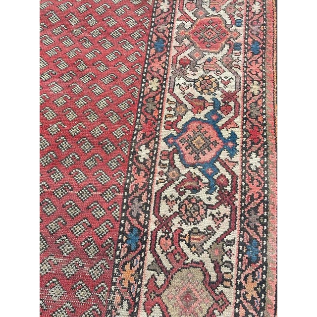 Large Antique Malayer Runner, 1890s For Sale - Image 16 of 18