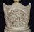 1980s Vintage Chinese Empress Carved Cast Resin With Faux Ivory Finish Figurine Statue For Sale - Image 5 of 16