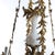 Antique French Louis XIV Gilt Bronze & Opaline Glass Candelabra Chandelier 19thC For Sale - Image 9 of 10