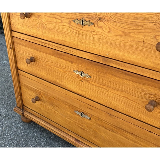 Pine Chest of Four Drawers, Denmark For Sale In Baltimore - Image 6 of 15