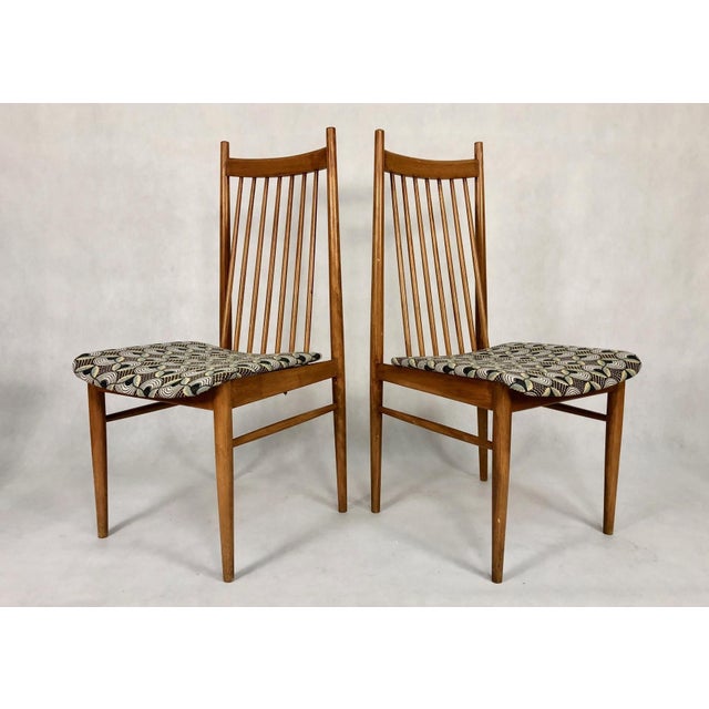 High Back Dining Chairs by Ernst Martin Dettinger, 1960s, Set of 6 For Sale - Image 12 of 15