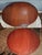Mid 20th Century Pair of Hickory Chair Style Drop Leaf Side Tables With Fan Inlay and Brass Pulls For Sale In Tampa - Image 6 of 12