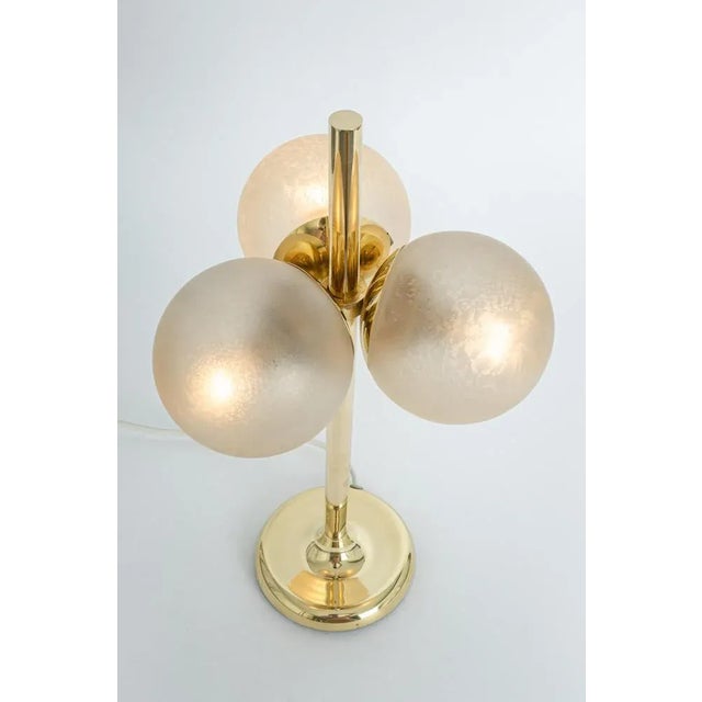 Large Brass Table Lamps from Kaiser, Germany, 1970s, Set of 2 For Sale - Image 8 of 10