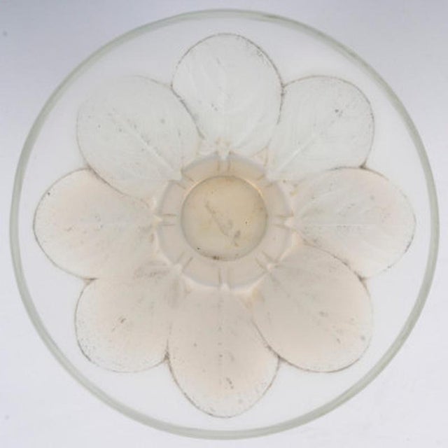 Glass Opalescent Violets Vase by René Lalique, 1921 For Sale - Image 7 of 8