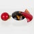 Cilea Clip-on Earrings in Red and Tortoise Resin For Sale In Atlanta - Image 6 of 7