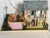 Wood 1960s Miniature Installation Dollhouse With Garden by Artist Helen Valerio For Sale - Image 7 of 11