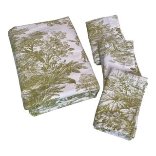 King Size Duvet Cover Matine Toile Linen For Sale