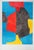 Black After Serge Poliakoff, Red, Blue and Black Composition, Lithograph For Sale - Image 8 of 8