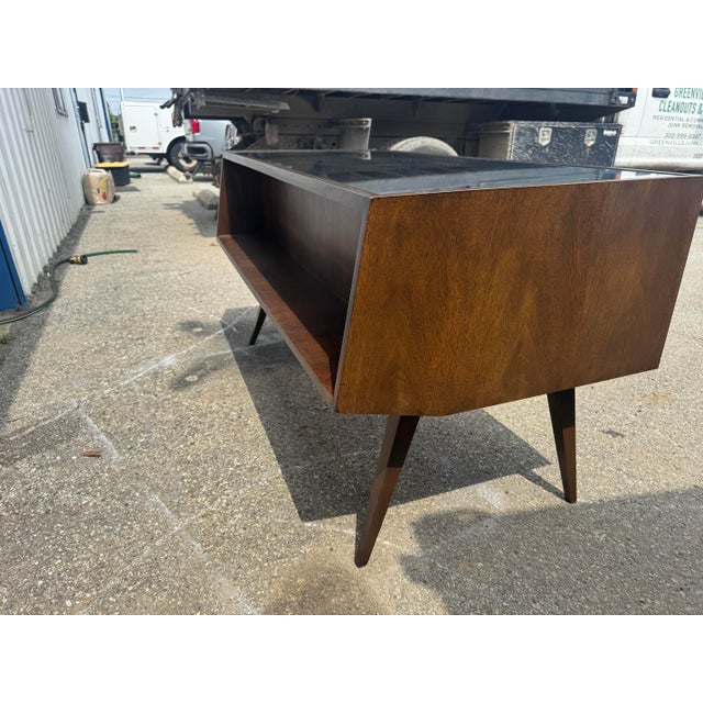 Rare Mid Century Modern Franz Ehrlich Teak Executive Desk For Sale - Image 11 of 12