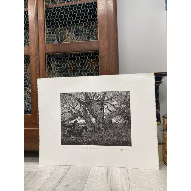 Black Monique Lavallee, The King of the Alders, Engraving, 1990s For Sale - Image 8 of 18