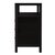 2020s Nora 27 in. W Rectangular Wood 3 Drawer Tall Nightstand with Open Shelf on Top, Antique Coffee For Sale - Image 5 of 8
