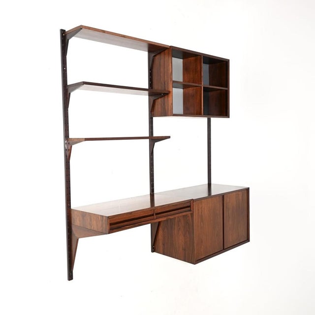 An outstanding Danish vintage royal shelving system by Poul Cadovius, made in Denmark by Cado. This dates from the 1960’s...