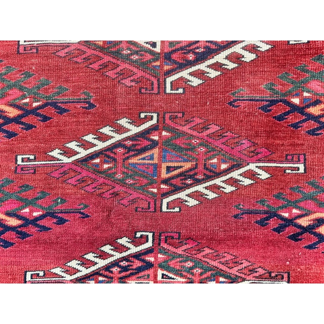 Antique Turkmen Yomut Rug, 1890s For Sale - Image 18 of 18