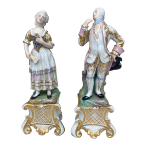 Pair of French Porcelain Figures Circa 1850