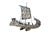 Silver Silver Filigree Moliceiro with Mast and Sail For Sale - Image 8 of 8