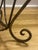 Vintage Mid-Century French Style Wrought Iron Scroll Magazine Rack For Sale In New Orleans - Image 6 of 10
