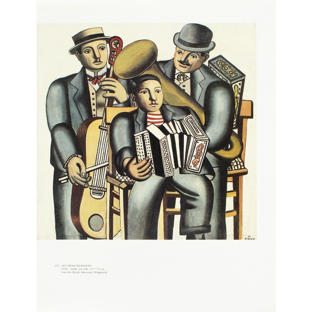 Fernand Léger(仏) 「The Three Musicians」 1990 After Fernand Leger 