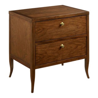 Woodbridge Furniture Petite Sarah Bedside Chest in Bordeaux For Sale