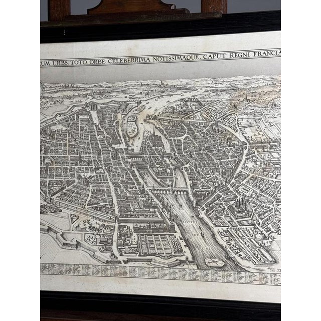 Framed Map of Paris For Sale - Image 13 of 18