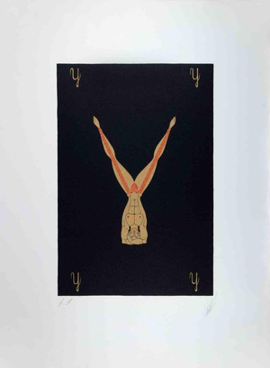 Erté, Nude Letter Y, 1976, Lithograph