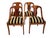 A well-proportioned set of four German Biedermeier gondola chairs dating to around 1820. The chairs show the...
