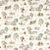 Sanderson 101 Dalmatians Fabric in Breeze Blue - a Sample For Sale