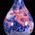 Chinese Blue & White Underglaze Red Dragon Pear-Shaped Vase - 14" Tall For Sale In Los Angeles - Image 6 of 9