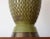 Metal Mid-Century Green Abstract Pattern Molded Metal Table Lamp For Sale - Image 7 of 12