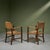 Armchairs with Oak Frames and Seagrass Webbing, Italy, Set of 2 For Sale - Image 4 of 11