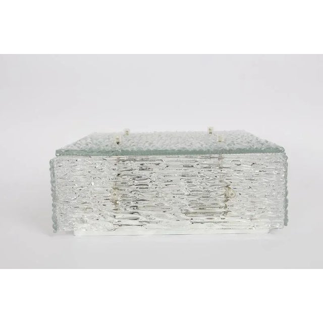 Kalmar Murano Glass Flushmount attributed to Kalmar, Austria, 1960s For Sale - Image 4 of 12