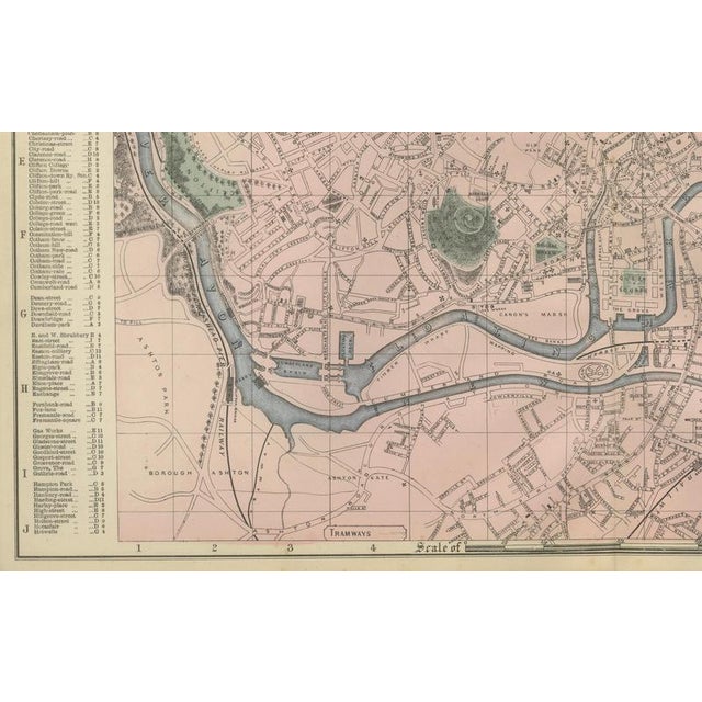 Decorative Map of Bristol, 1885 For Sale - Image 4 of 9
