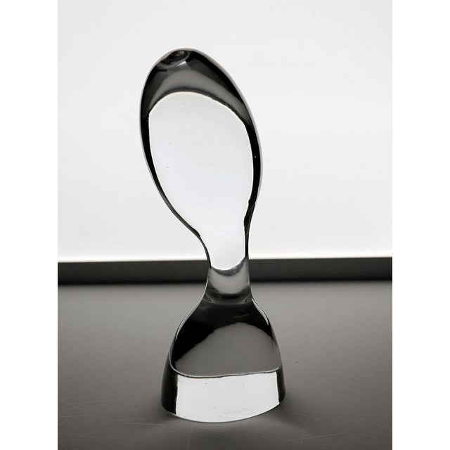 2000 - 2009 Abstract Bust Sculpture in Transparent Glass by Livio Seguso For Sale - Image 5 of 18