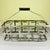 French French Galvanized Zinc 10 Compartment Wine Bottle Carrier For Sale - Image 3 of 14