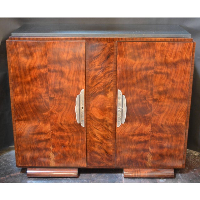 Art Deco Burl Wood Chairish