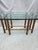 Contemporary Glass and Bamboo Dining Table For Sale - Image 3 of 7