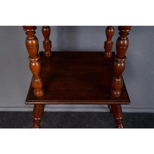 Vintage Brown Side Table For Sale - Image 10 of 12