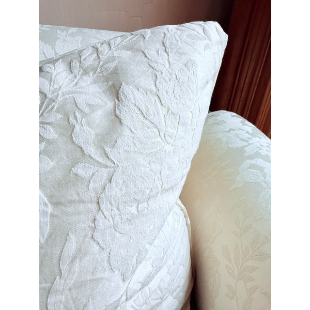 1950s Mid-Century Era Louis French Provencial, Louis XV Style White Sofa For Sale - Image 12 of 15