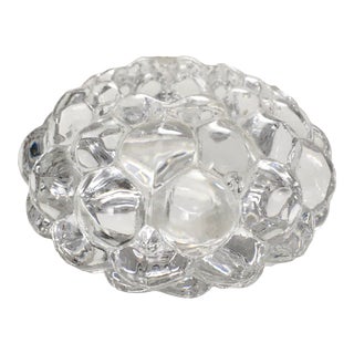 Orrerfors Crystal Berry Candle Holder For Sale